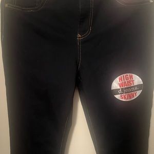 D. Jeans Size 8 high waist skinny blue jeans